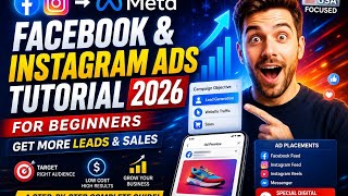🚀 Facebook & Instagram Ads Tutorial 2026 🇺🇸 | Meta Ads for Beginners | Get More Leads & Sales