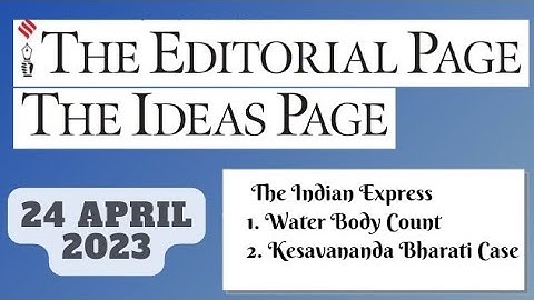 24th April 2023 | Gargi Classes The Editorials & Idea Analysis | By R.K. Lata