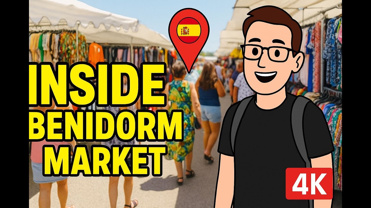 Benidorm Outdoor Market Tour in 4K | Spain's Biggest Street Market Happy New Year 2026