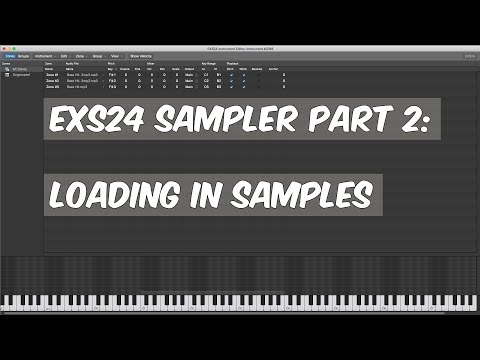 Logic Pro X - ESX24 Sampler Part 2: How To Load And Use Samples