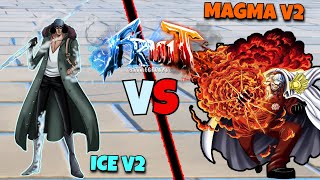ICE V2 Vs MAGMA V2 [FRUIT BATTLEGROUNDS]