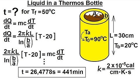Physics 24.1  Variable Heat Transfer (24 of 25) Thermos Bottle