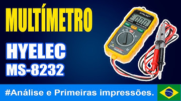 HYELEC Multimeter MS8232 - From GearBest - Analysis and First Impressions