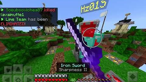 When you kill a hacker (Hive Minecraft Bedrock Edition)