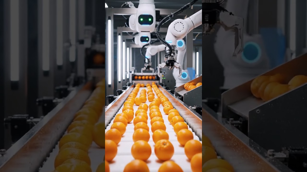 How Orange Juice Is Made in a Modern Factory 🍊🏭 