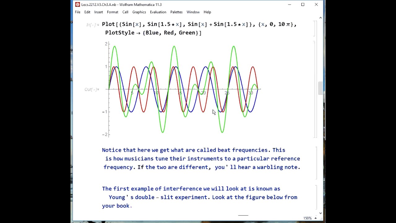 2212 Lecture 27 (Vol. 3, Ch. 3, Part A) Interference Part 1 - YouTube