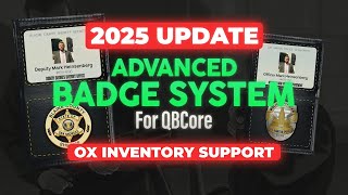 Famous [QBCore & QBOX] AN Badges System UPDATE | FiveM Script | OX Inventory Support for QBox [PAID] Wealth