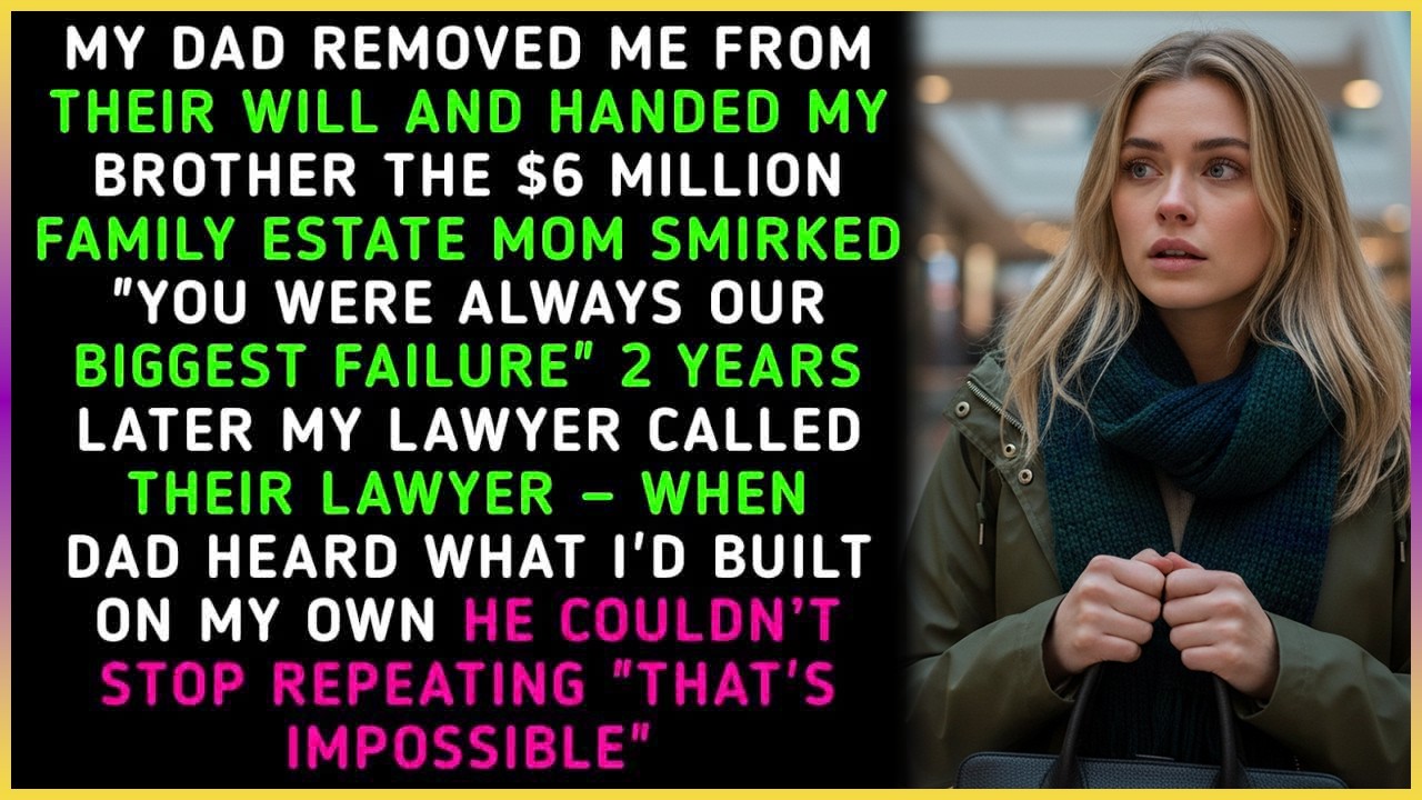 My Parents Cut Me From A $6M Will—Two Years Later, My Lawyer Made Them Say “That’s Impossible”