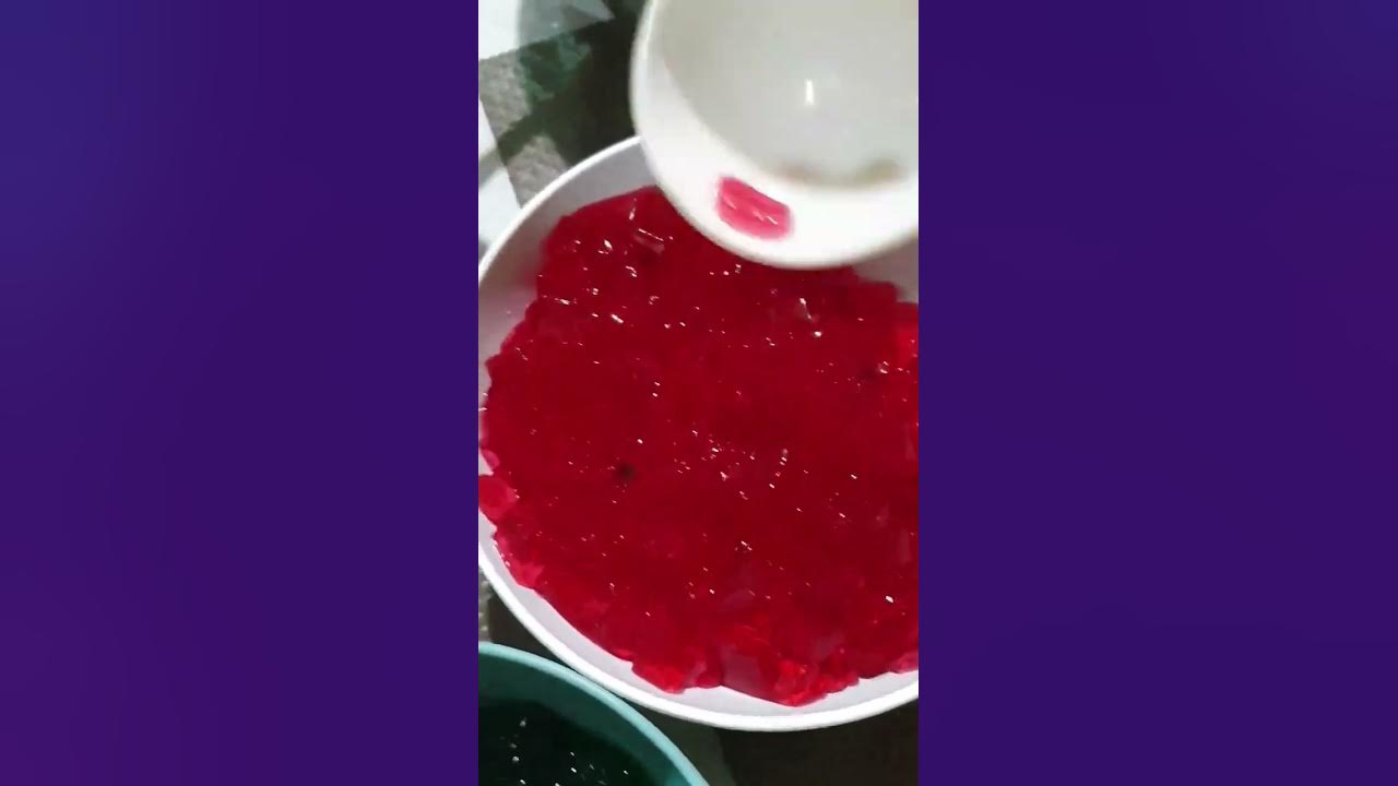 Colorful Gelatin short video YouTube