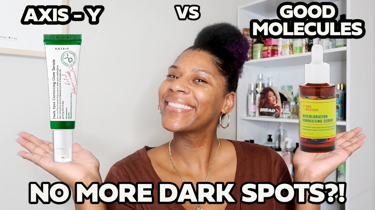 Axis Y против Good Molecules: сравнение двух популярных сывороток для обесцвечивания