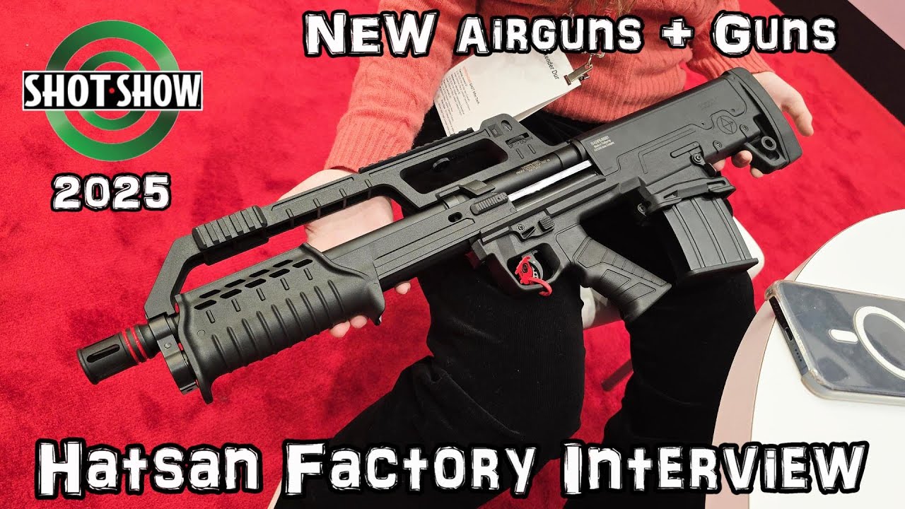 NEW Hatsan Airguns (Tac Boss, Sniper Long, Jet 2 QER, Velox Pistol, Surge Compressor) SHOT Show 2025