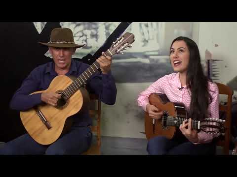 Distante do meu bem - Evaldo Carvalho e Jaqueline ( Pai e Filha) Programa no Terreiro do Rancho