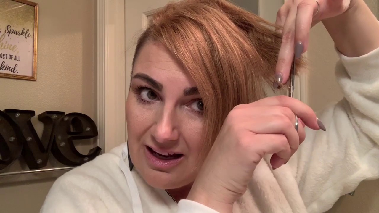 Pixie cut/side cut with hair extensions ! - YouTube