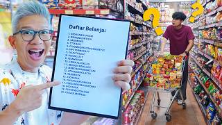 GROCERY SHOPPING BUT THE LETTERS ARE SCRAMBLED!!