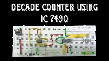 Implement Decade Counter using IC 7490...