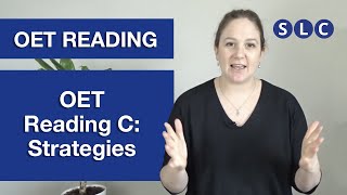 OET READING | Strategies to PASS Reading Part C