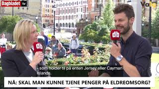 Bjørnar Moxnes vs. Sylvi Listhaug på Dagbladet TV