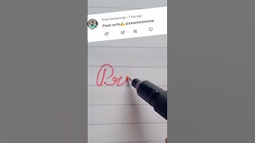 Beautiful name Preet write in cursive writing #cursive#writing#beautiful#name#preet#shorts#feed#