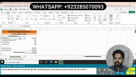 Excel Chapter 6 Simulation Exam | Excel Chapter 6 Simulation #SimulationExam #chapter6 #excelhelp