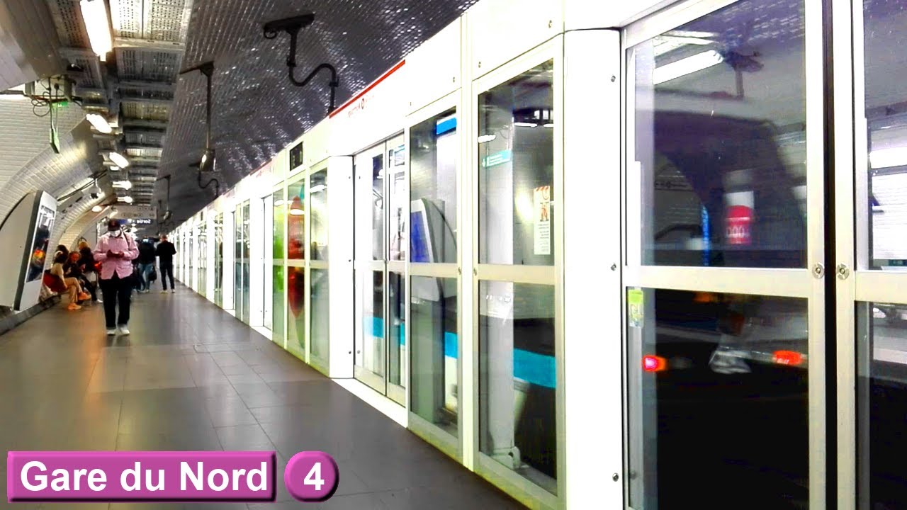 Gare du Nord Line 4 Paris