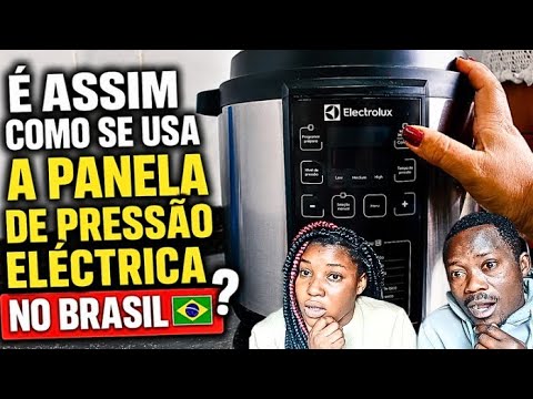 ESSA PANELA DE PRESSÃO ELÉCTRICA USADA PELOS BRASILEIROS 🇧🇷 É SUREAL 😱😱🙄