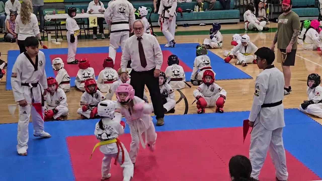 Hattilynn's  fight in Tae-Kwan-Do for first place.