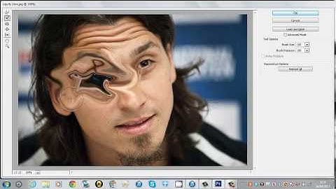 Photoshop Tutorial CS6 How To Use The Liquify Tool