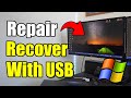 How to Repair or Enter Recovery Screen on Windows 11 PC with USB (Best Method)