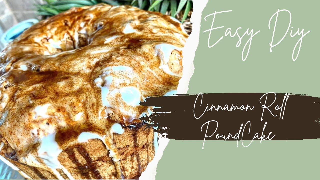 EASY CINNAMON SWIRL POUND CAKE + LEMON POUND CAKE | DIY CAKE