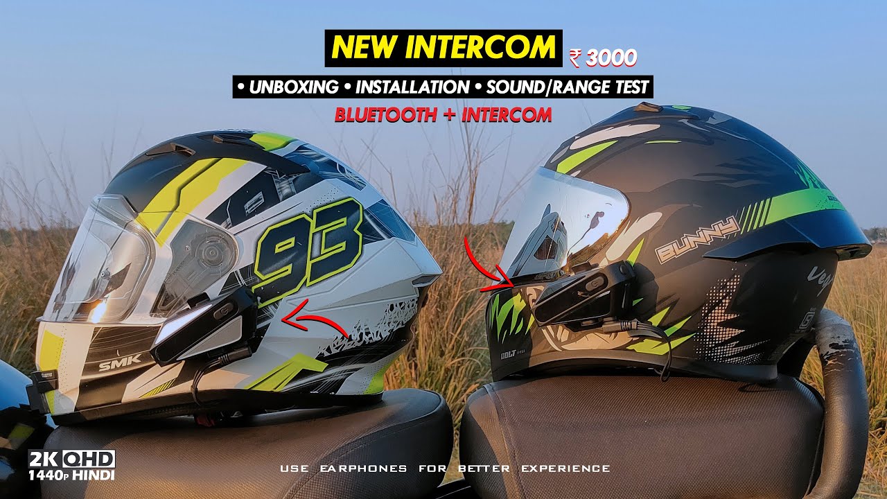 Best Budget Bluetooth Intercom For Helmet | Intercom For Bikers🔥