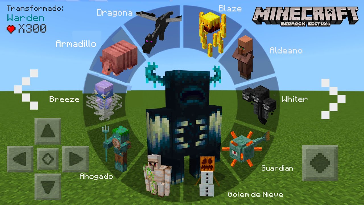 COMO TRANSFORMARSE EN CUALQUIER MOB EN MINECRAFT PE /BEDROCK 1.21 ...