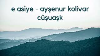 E Asiye - Ayşenur Kolivar (Slowed & Reverb)