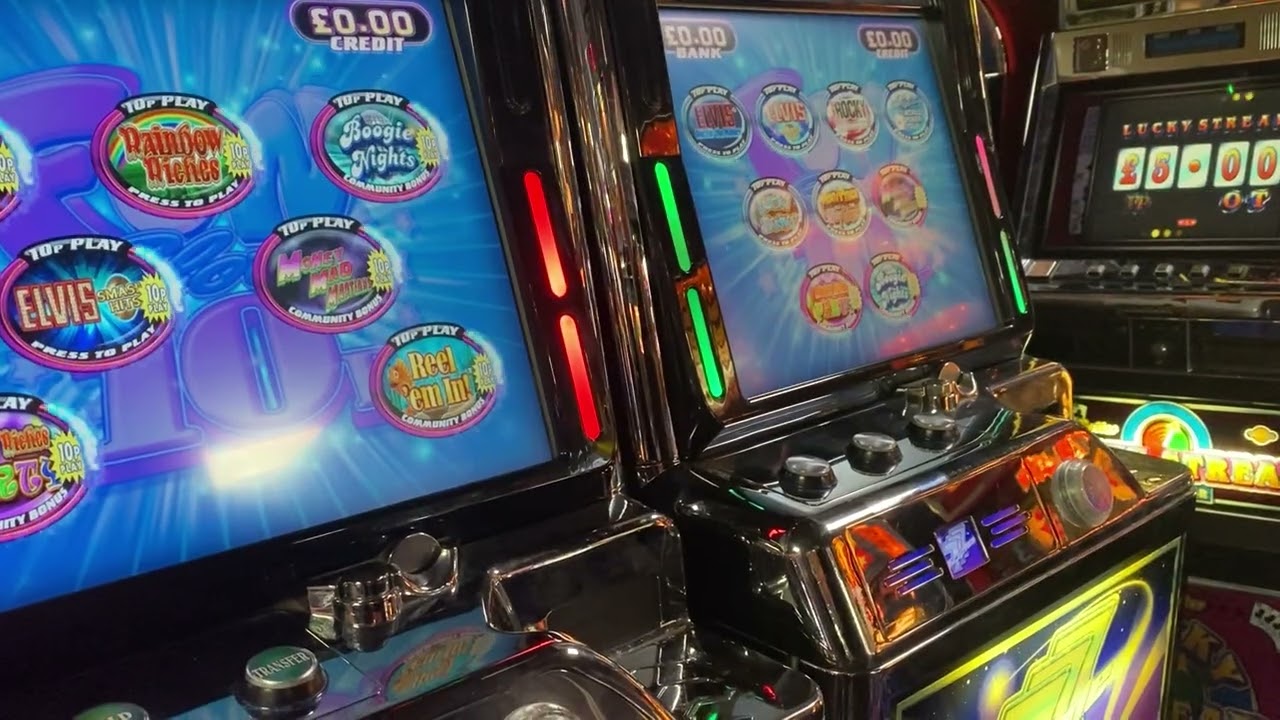 At Mr Ps retro arcades Bognor Regis hitting T7s Rainbow riches and 2 different elvis games #WALLOP 🎰