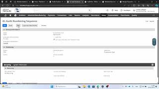 Before you activate the GL audit numbering sequence on netsuite