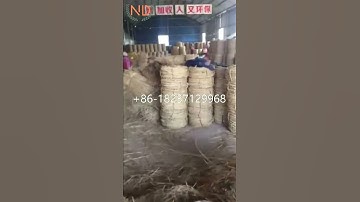Straw rope spinning and straw rope making machine