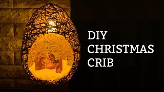 How to make a Christmas crib | DIY Nativity Scene | Christmas crib making ideas