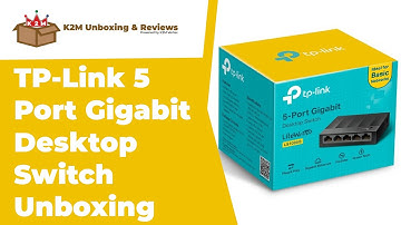 TP Link 5 Port Gigabit Desktop Switch (#194) | #K2M #unboxing