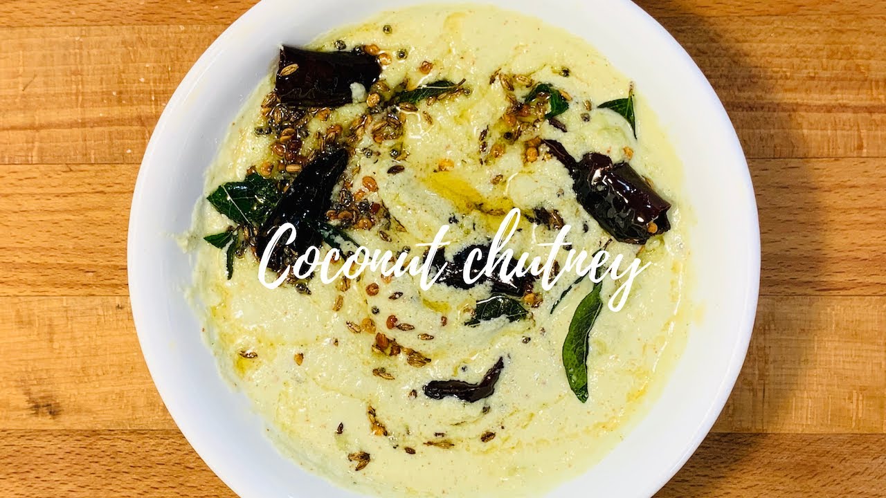 Coconut Chutney Chutney for dosa or Idly Coconut Chutney with