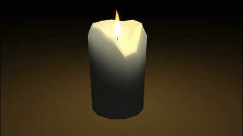 Low Poly Game Candle