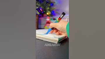 Drawing SONIC the Hedgehog in 4 DIFFERENT Art Styles Part 2! (Christmas Edition) #shorts