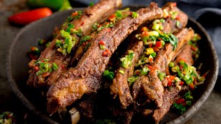 The KEY steps to perfectly crispy yet tender Salt & Pepper Ribs!