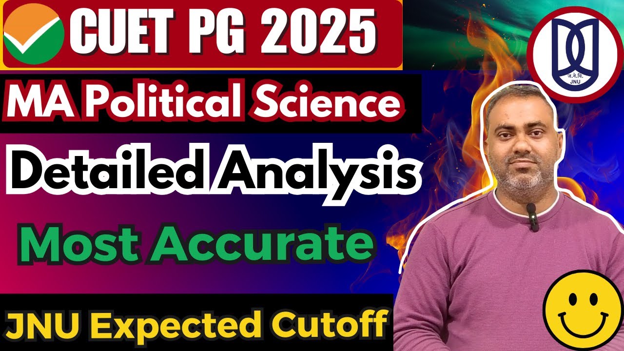JNU MA Political Science | Expected Cutoff 2025 | CUET PG 2025 | Exam ...