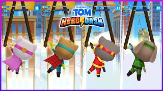 TALKING TOM HERO DASH - SWING ON A CRANE | SPECIAL EVENT VERTIGO | ENJOY GAMEPLAY #talkingtomheroes screenshot 4