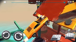 Car Hero Challenge Mod Game LV 23 30 - Impossible Stunt Driver Missions - Android GamePlay #5 screenshot 4