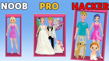 NOOB vs PRO vs HACKER in Doll Designer