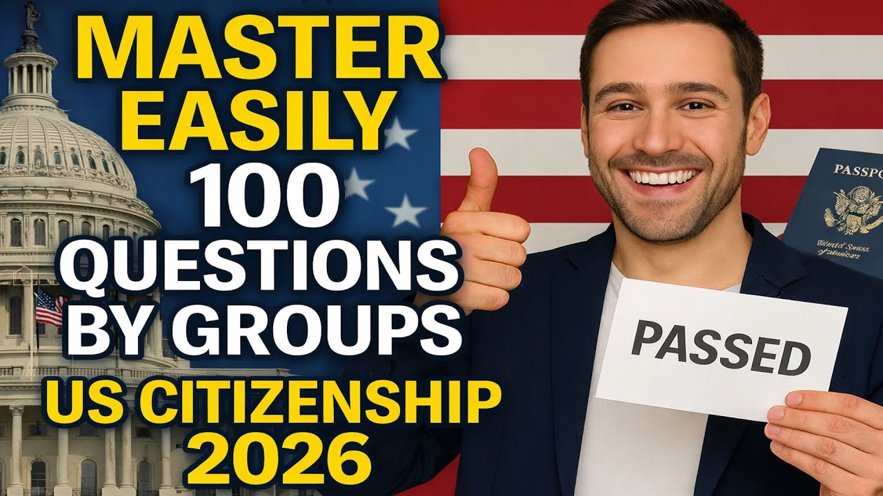 Master EASILY the 100 Civics Questions by 9 Groups for US Citizenship ...