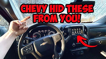 5 MORE HIDDEN Features On Your Silverado You Don