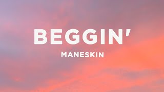 Video thumbnail of "Måneskin - Beggin' (Lyrics)"