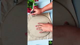 How to find the center of round MDF board without measurement?? mosaic_art trendingshorts