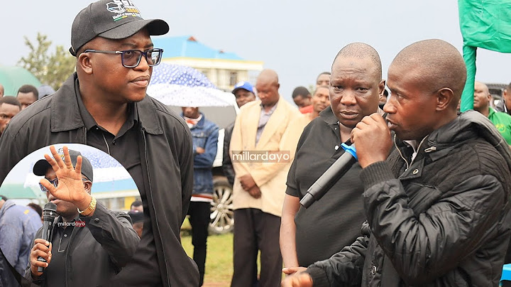 HASIRA ZA WANANCHI MBELE YA WAZIRI MAVUNDE "VIJANA WAMEPELEKWA GEREZANI, HATUYAJUI YA KESHO"